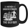 Cool Disc Golf For Men Dad Grandpa Old Guy Disc Golf Player Mug | teecentury