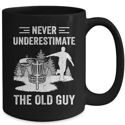 Cool Disc Golf For Men Dad Grandpa Old Guy Disc Golf Player Mug | teecentury