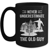 Cool Disc Golf For Men Dad Grandpa Old Guy Disc Golf Player Mug | teecentury