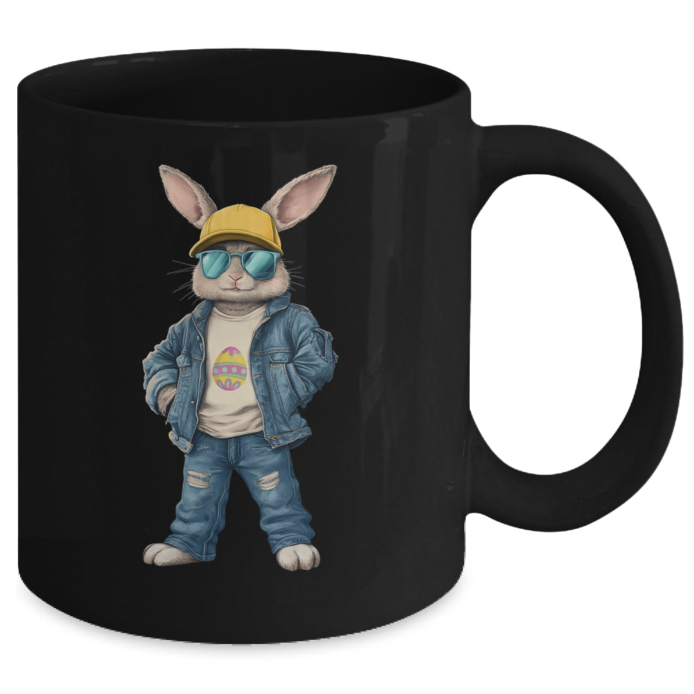 Cool Easter Bunny With Sunglasses For Boys Teens Men Outfit Mug | teecentury