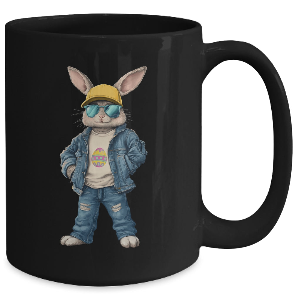 Cool Easter Bunny With Sunglasses For Boys Teens Men Outfit Mug | teecentury