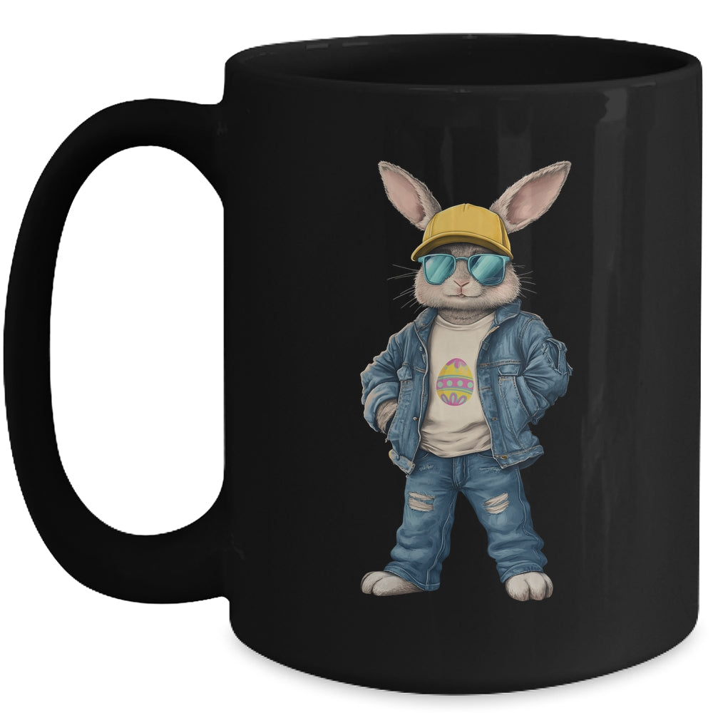 Cool Easter Bunny With Sunglasses For Boys Teens Men Outfit Mug | teecentury
