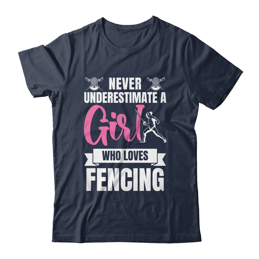 Cool Fencing Art For Women Girls Sports Sword Fencing Shirt & Tank Top | teecentury