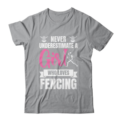 Cool Fencing Art For Women Girls Sports Sword Fencing Shirt & Tank Top | teecentury