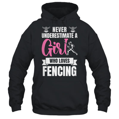 Cool Fencing Art For Women Girls Sports Sword Fencing Shirt & Tank Top | teecentury