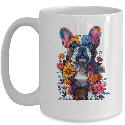 Cool French Bulldog Art Design Women Mama Mom Frenchie Lover Mug | teecentury