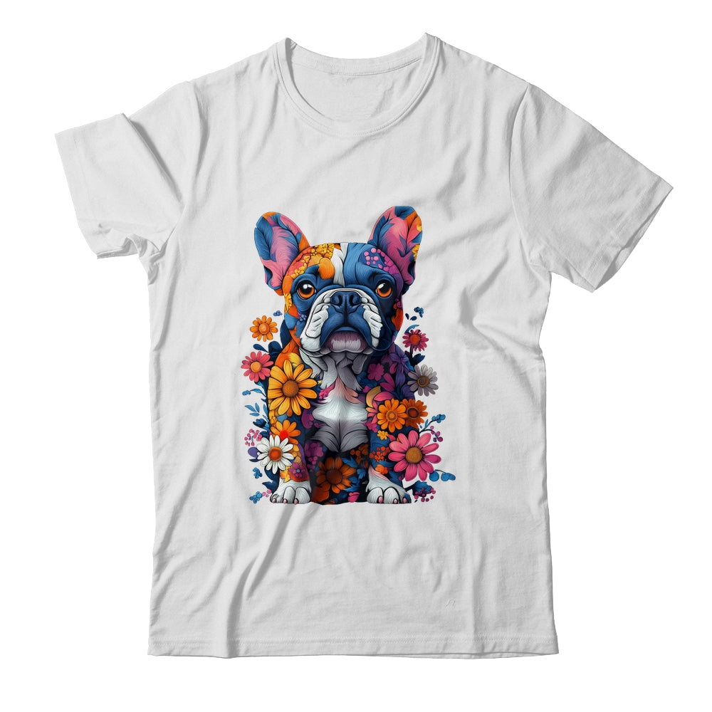 Cool French Bulldog Art Design Women Mama Mom Frenchie Lover Shirt & Tank Top | teecentury