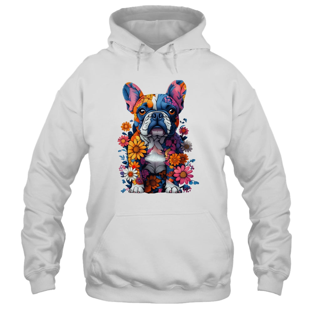 Cool French Bulldog Art Design Women Mama Mom Frenchie Lover Shirt & Tank Top | teecentury