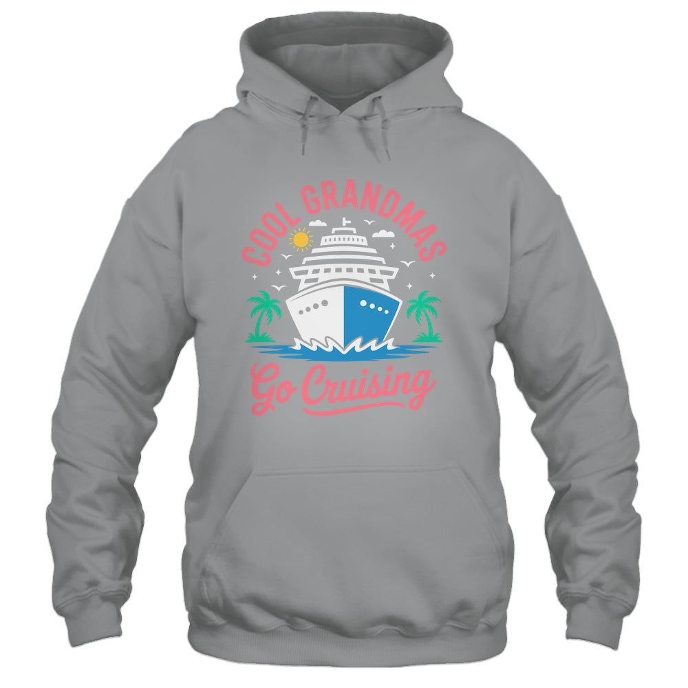 Cool Grandmas Go Cruising Grandma Matching Funny Vacation Shirt & Tank Top | teecentury