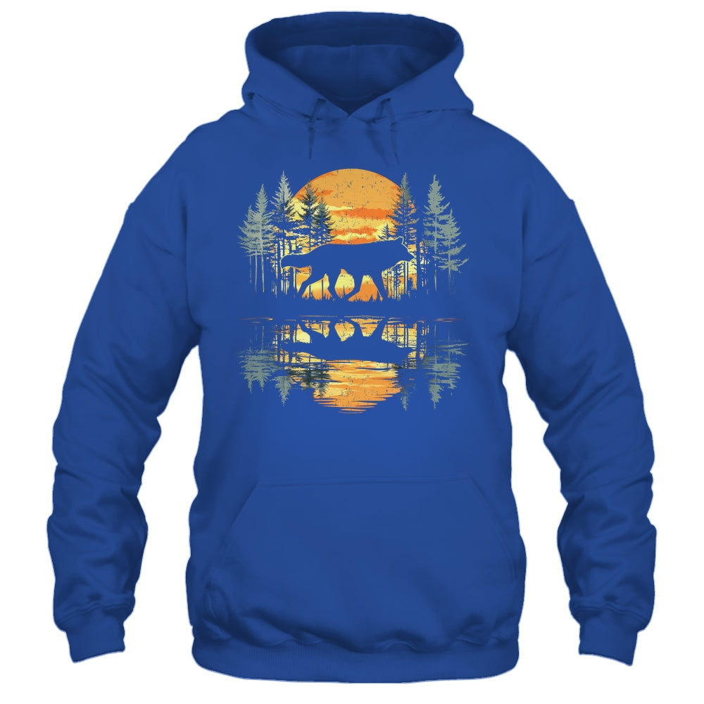 Cool Graphic Wolf Nature Lovers Wildlife Explorers Men Women Shirt & Hoodie | teecentury