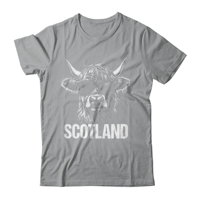 Cool Highland Cow Scotland Travel With Sunglasses Funny Shirt & Hoodie | teecentury