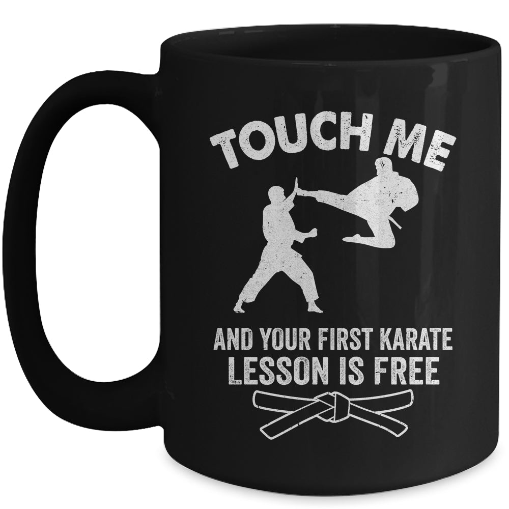Cool Karate Art For Men Women Karate Black Belt Martial Arts Mug | teecentury