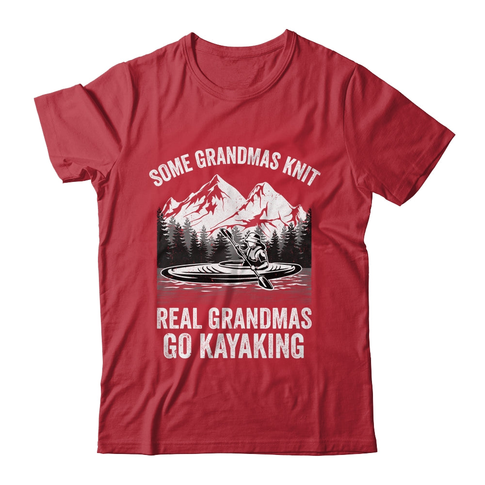 Cool Kayaking For Grandma Mom Kayaker Boating Kayak Lover Shirt & Tank Top | teecentury