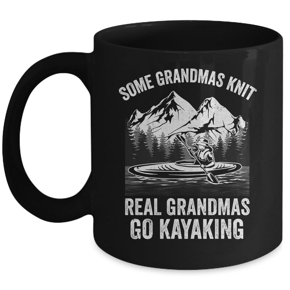 Cool Kayaking For Grandma Mom Kayaker Boating Kayak Lover Mug | teecentury