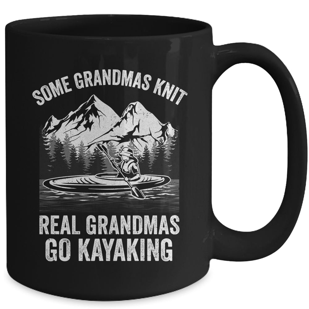 Cool Kayaking For Grandma Mom Kayaker Boating Kayak Lover Mug | teecentury
