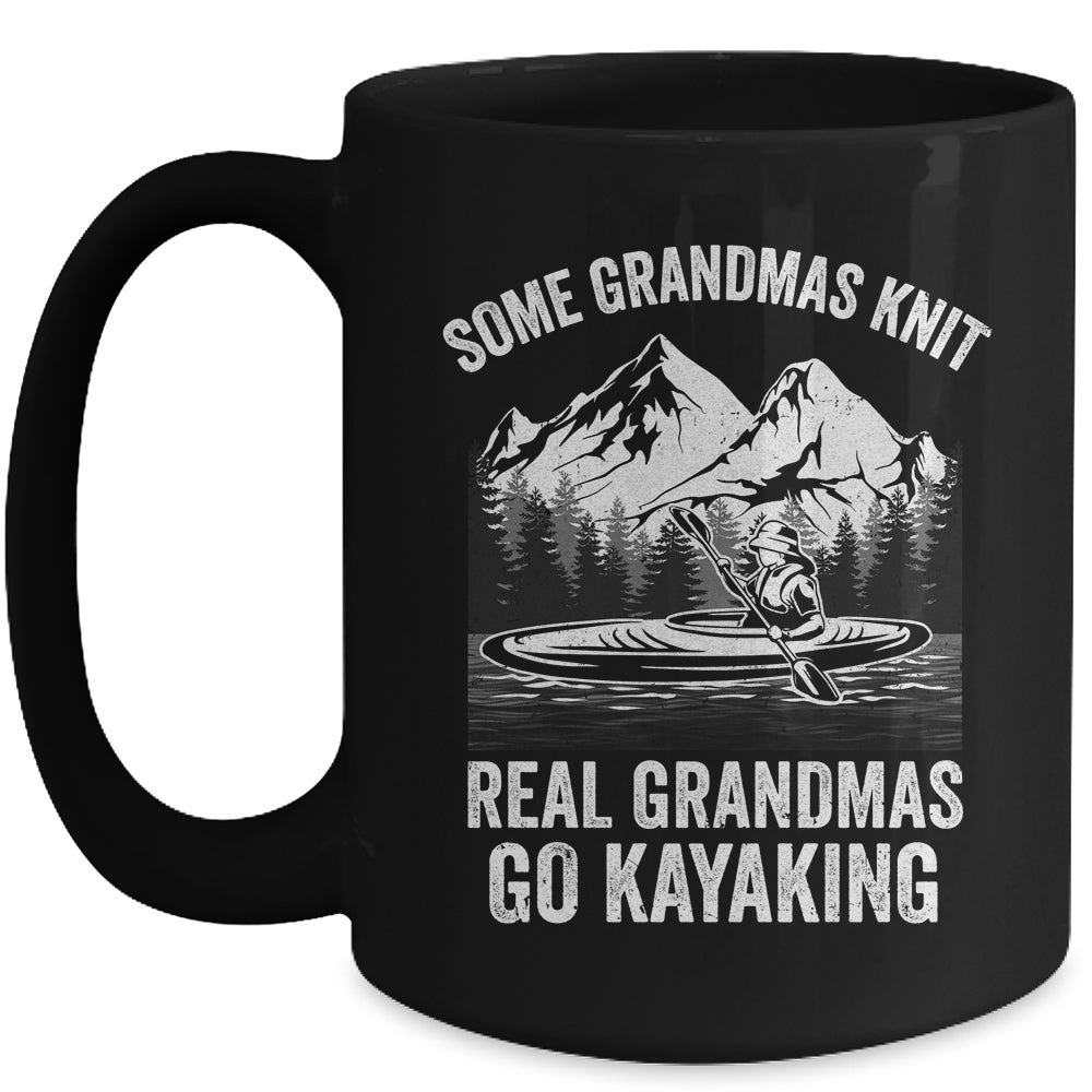 Cool Kayaking For Grandma Mom Kayaker Boating Kayak Lover Mug | teecentury