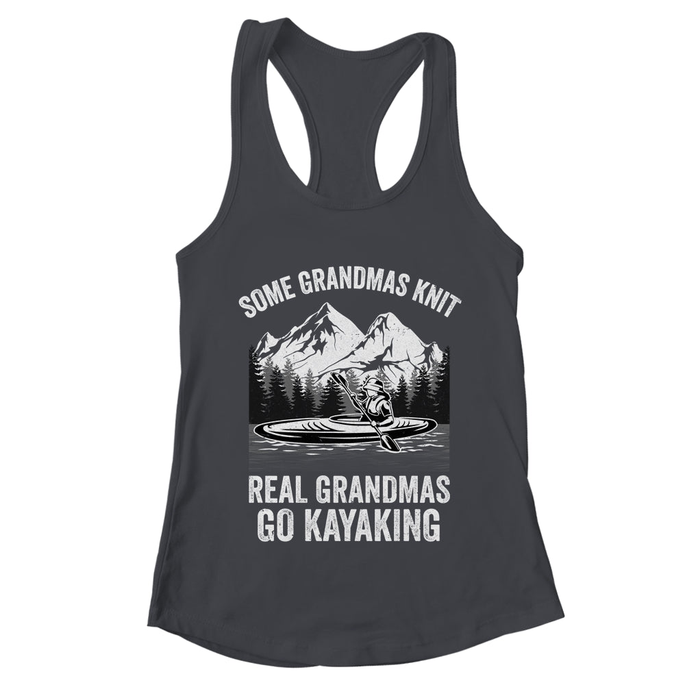 Cool Kayaking For Grandma Mom Kayaker Boating Kayak Lover Shirt & Tank Top | teecentury