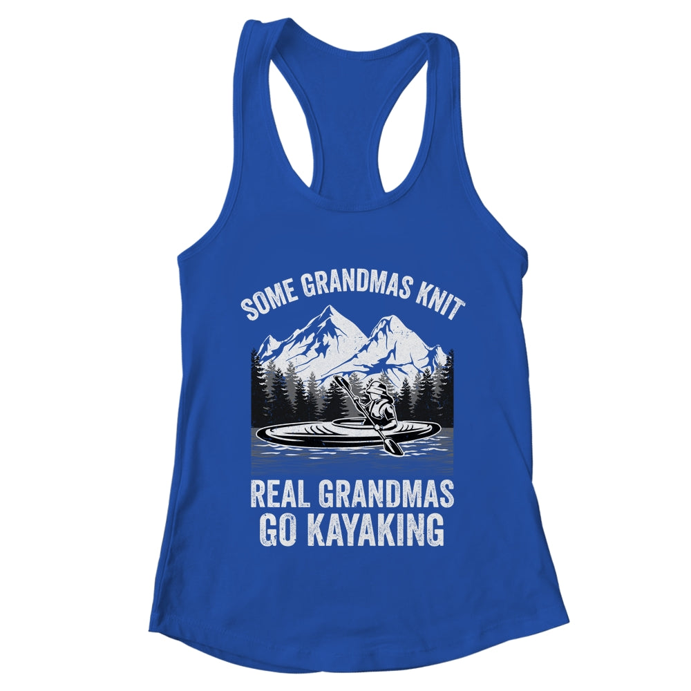 Cool Kayaking For Grandma Mom Kayaker Boating Kayak Lover Shirt & Tank Top | teecentury