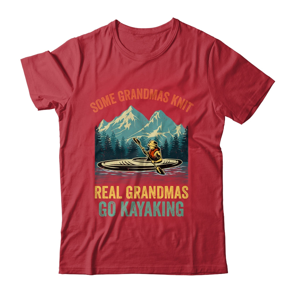Cool Kayaking For Grandma Mom Kayaker Boating Kayak Women Shirt & Tank Top | teecentury