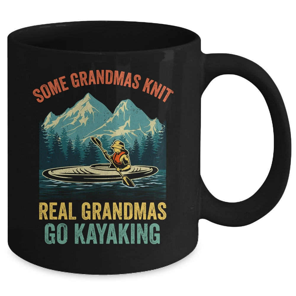 Cool Kayaking For Grandma Mom Kayaker Boating Kayak Women Mug | teecentury