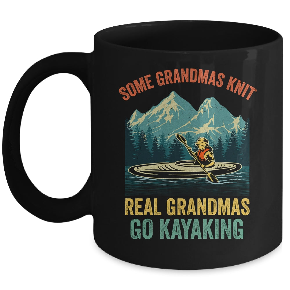 Cool Kayaking For Grandma Mom Kayaker Boating Kayak Women Mug | teecentury