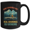 Cool Kayaking For Grandma Mom Kayaker Boating Kayak Women Mug | teecentury