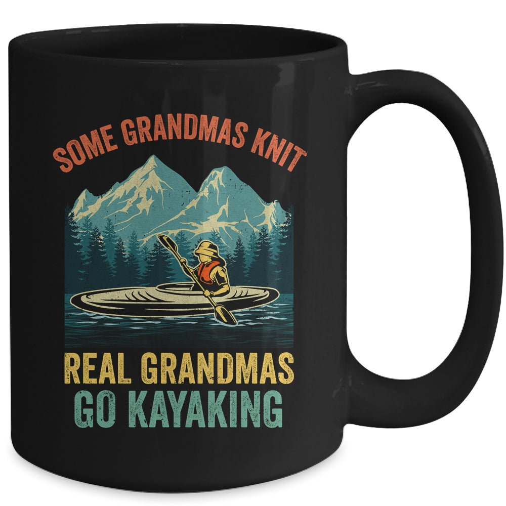 Cool Kayaking For Grandma Mom Kayaker Boating Kayak Women Mug | teecentury