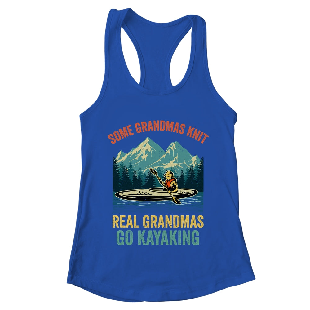 Cool Kayaking For Grandma Mom Kayaker Boating Kayak Women Shirt & Tank Top | teecentury