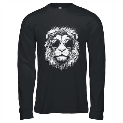 Cool Lion Wearing Sunglasses Graphic Art Leo Design Shirt & Hoodie | teecentury