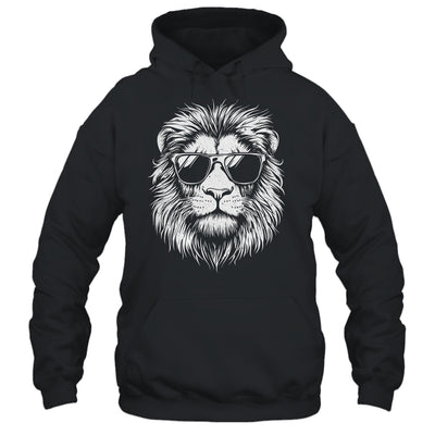Cool Lion Wearing Sunglasses Graphic Art Leo Design Shirt & Hoodie | teecentury