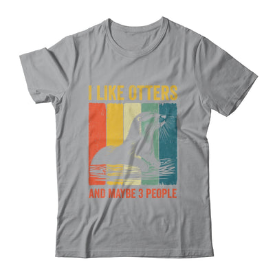 Cool Otter Design For Men Women Kids Vintage Sea Otter Lover Shirt & Tank Top | teecentury