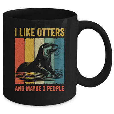 Cool Otter Design For Men Women Kids Vintage Sea Otter Lover Mug | teecentury