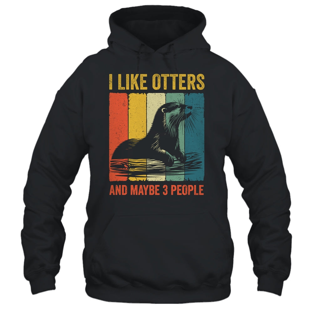 Cool Otter Design For Men Women Kids Vintage Sea Otter Lover Shirt & Tank Top | teecentury