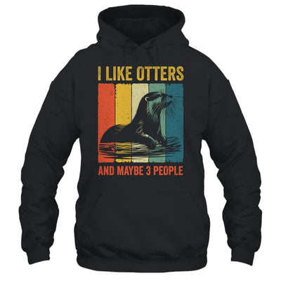 Cool Otter Design For Men Women Kids Vintage Sea Otter Lover Shirt & Tank Top | teecentury