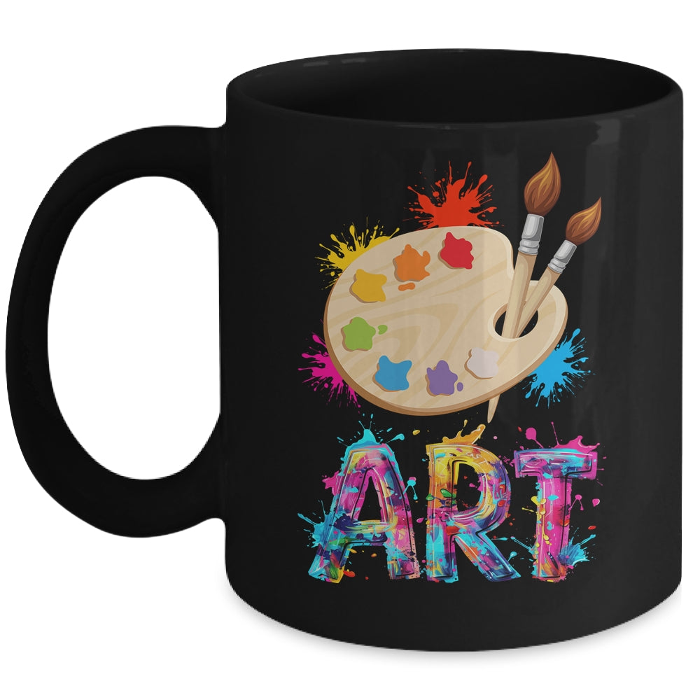 Cool Painting Art For Men Women Draw Pencil Drawing Teacher Mug | teecentury