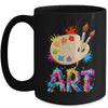Cool Painting Art For Men Women Draw Pencil Drawing Teacher Mug | teecentury