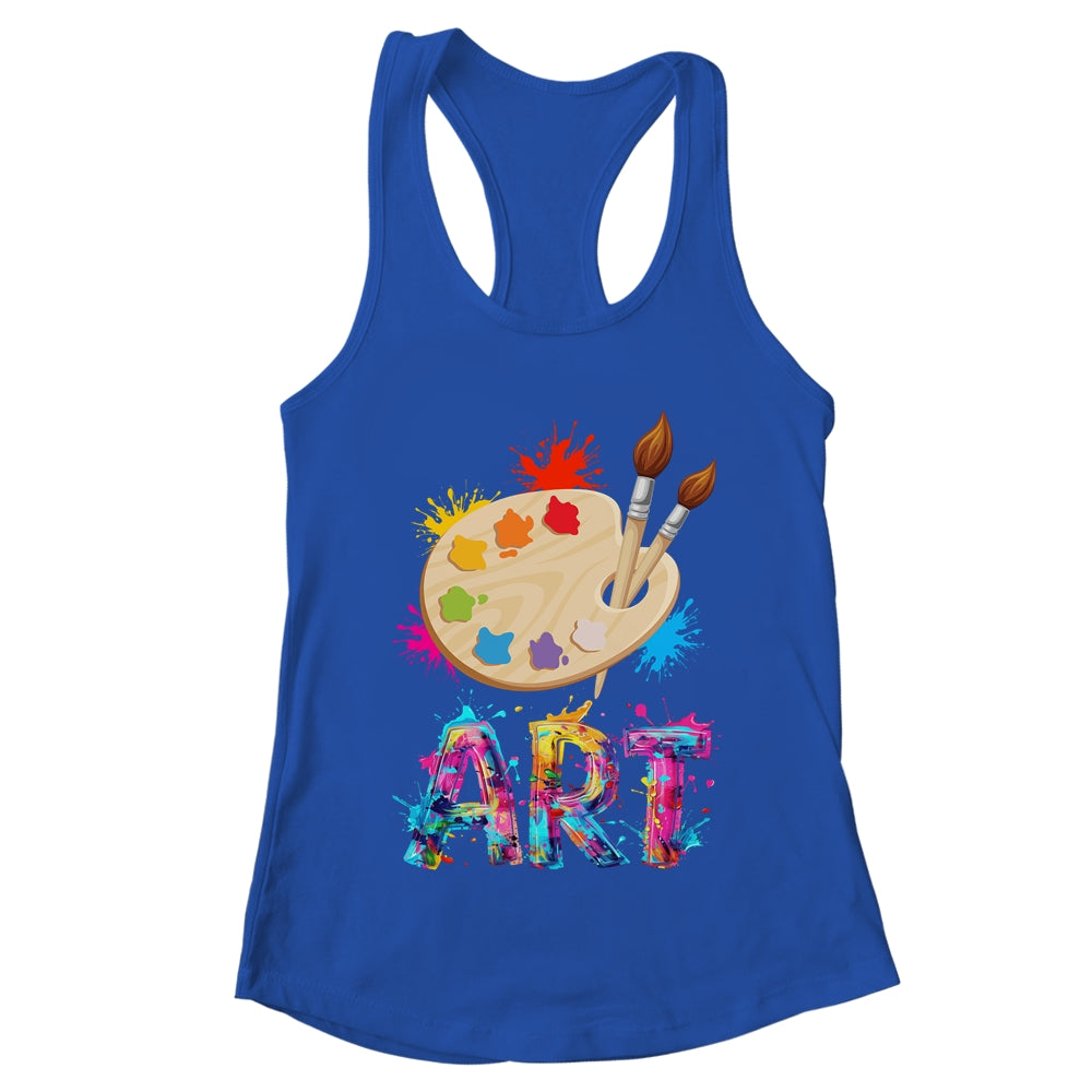 Cool Painting Art For Men Women Draw Pencil Drawing Teacher Shirt & Tank Top | teecentury