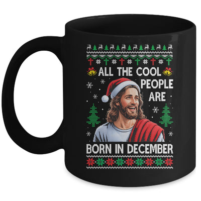 Cool People Are Born In December Christian Christmas Bday Mug | teecentury