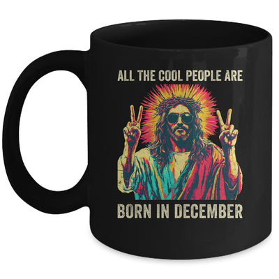 Cool People Are Born In December Christian Christmas Mug | teecentury