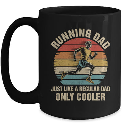 Cool Running Dad Funny Marathon Runner Dad Men Fathers Day Mug | teecentury