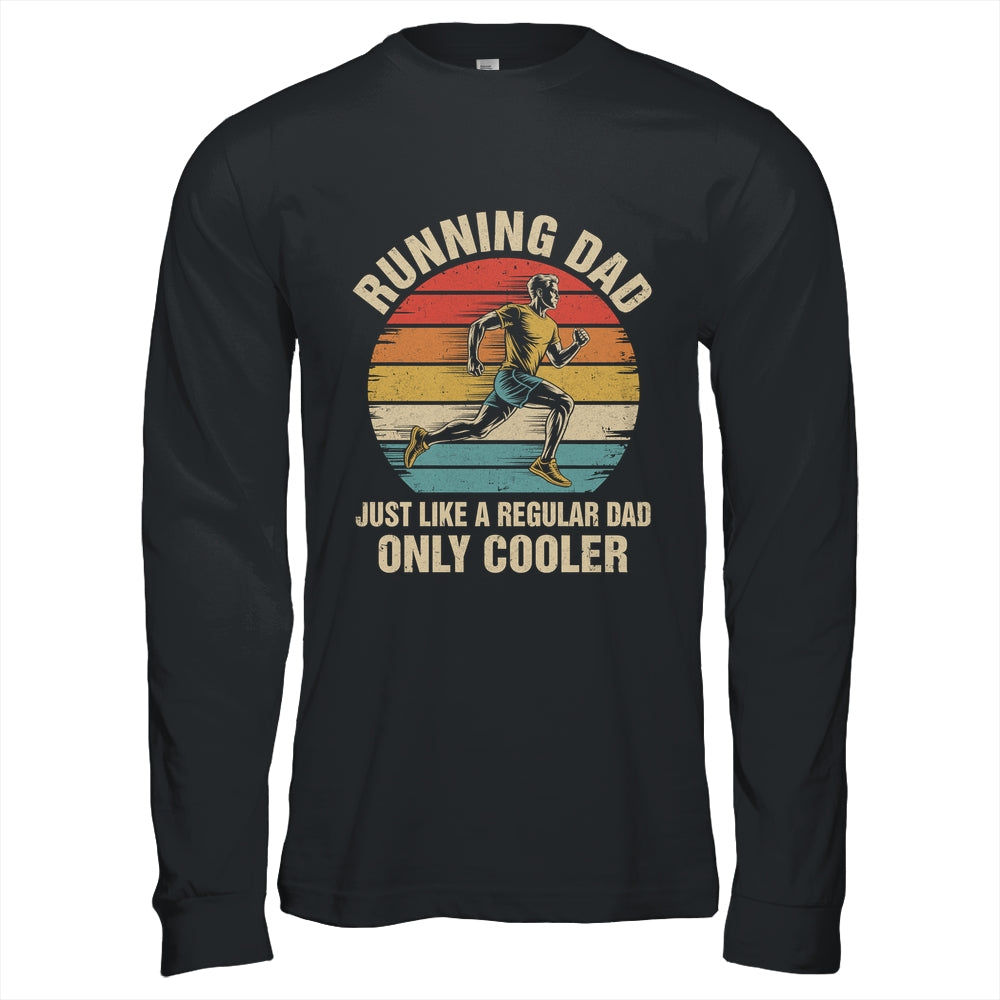 Cool Running Dad Funny Marathon Runner Dad Men Fathers Day Shirt & Hoodie | teecentury