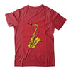 Cool Saxophone For Men Women Jazz Music Notes Musician Sax Shirt & Hoodie | teecentury