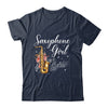 Cool Saxophone Girls Art For Women Sax Player Jazz Music Shirt & Tank Top | teecentury