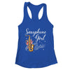Cool Saxophone Girls Art For Women Sax Player Jazz Music Shirt & Tank Top | teecentury