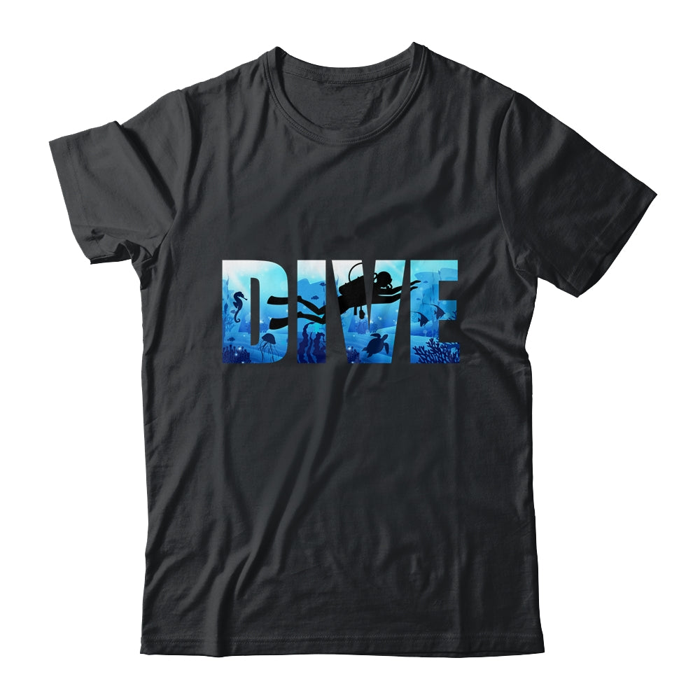 Cool Scuba Diving Design For Men Women DIVE Scuba Diver Shirt & Tank Top | teecentury
