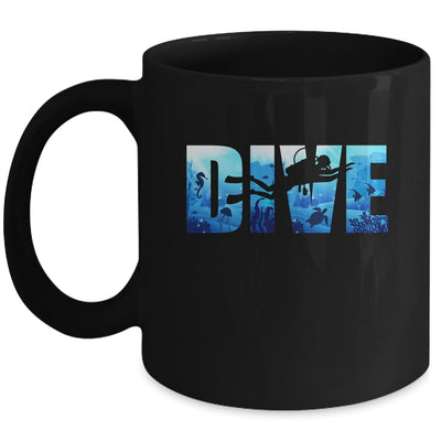 Cool Scuba Diving Design For Men Women DIVE Scuba Diver Mug | teecentury