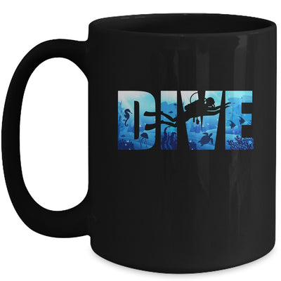 Cool Scuba Diving Design For Men Women DIVE Scuba Diver Mug | teecentury
