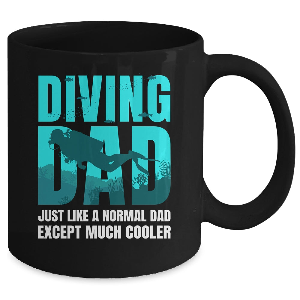 Cool Scuba Diving For Dad Men Ocean Scuba Diver Instructor Mug | teecentury