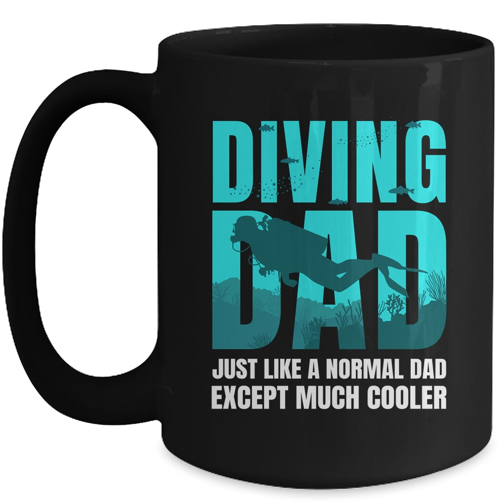 Cool Scuba Diving For Dad Men Ocean Scuba Diver Instructor Mug | teecentury