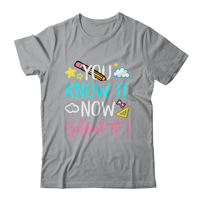 Cool Teacher Testing For Men Women Test Day Math Science Shirt & Hoodie | teecentury